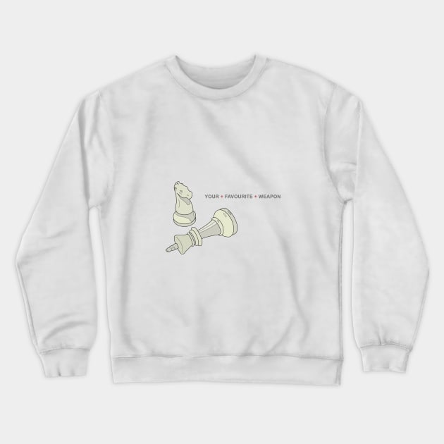 your favourite weapon Crewneck Sweatshirt by tonguetied
